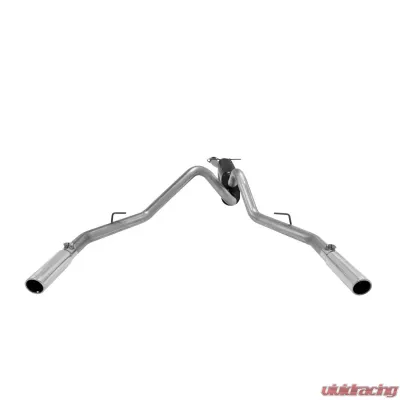 Flowmaster Catback System 409S - Dual Rear Exit - American Thunder - Moderate Sound Ford Ranger 1998-2009 4.0L V6 - 817529