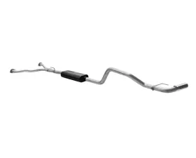 Flowmaster Catback System 409S - Single Side Exit - American Thunder - Moderate Sound Nissan Titan 2004-2015 5.6L V8