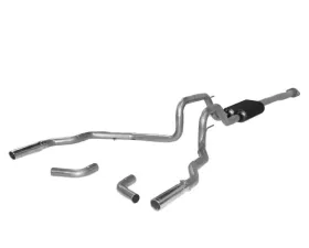 Flowmaster Catback System 409S - Dual Rear/Side Exit - Force II - Mild/Moderate Sound Ford Raptor 2011-2014 3.5L V6