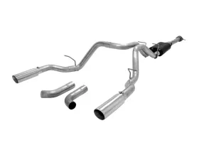 Flowmaster Catback System 409S - Dual Rear/Side Exit-American Thunder-Moderate/Aggressive