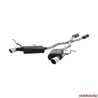 Flowmaster Cat-back System 409S - Dual Rear Exit - Force II - Mild/Moderate Sound Jeep Grand Cherokee 2011-2013 5.7L V8 - 817575