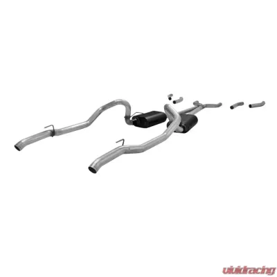 Flowmaster Header-back System 409S - Dual Rear Exit - American Thunder -Moderate/Aggressive - 817585
