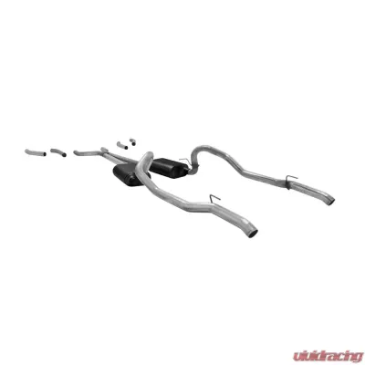 Flowmaster Header-back System 409S - Dual Rear Exit - American Thunder -Moderate/Aggressive - 817585