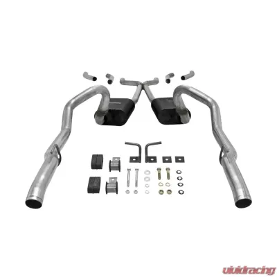 Flowmaster Header-back System 409S - Dual Rear Exit - American Thunder -Moderate/Aggressive - 817585