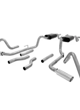Flowmaster Crossmember back 409S - Dual Rear or Side Exit - Moderate/Aggressive Sound Chevrolet C/K 10 1967-1972                                     - 817654 - Image 4