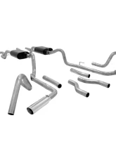 Flowmaster Crossmember back 409S - Dual Rear or Side Exit - Moderate/Aggressive Sound Chevrolet C/K 10 1967-1972                                     - 817654 - Image 2