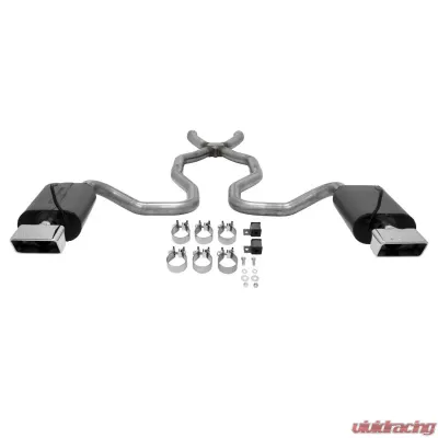 Flowmaster Crossmember-back System - Force II - 70-73 Corvette - Moderate Sound - 817659