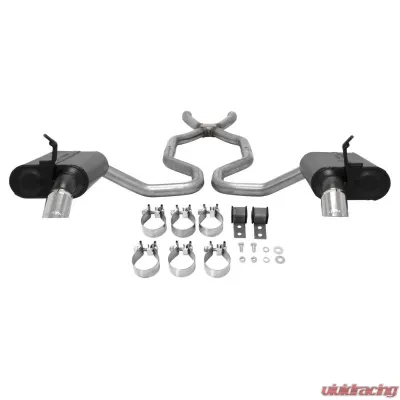 Flowmaster Crossmember-back System - Force II - 74-79 Corvette - Mild/Moderate Sound Chevrolet Corvette 1975-1979 5.7L V8 - 817661