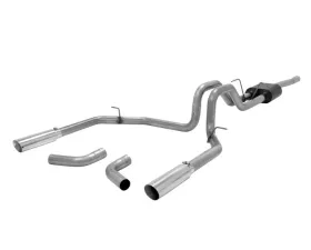 Flowmaster Catback System 409S - Dual Rear/Side Exit - American Thunder - Aggressive Sound Ford F-150 1998-2003