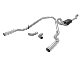 Flowmaster Catback System 409S - Dual Rear or Side Exit - Force II - Moderate Sound