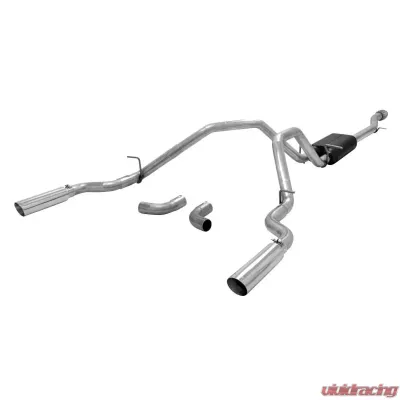 Flowmaster Catback System 409S - Dual Rear or Side Exit - Force II - Moderate Sound - 817666