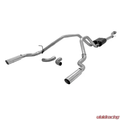 Flowmaster Catback System 409S - Dual Rear/Side Exit - American Thunder - Aggressive Sound - 817669