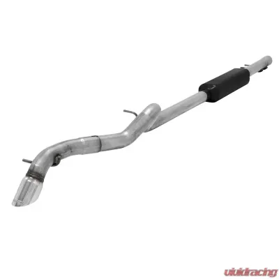 Flowmaster Catback System 409S - Single Rear Exit - American Thunder - Moderate Sound Jeep Wrangler 2007-2018 - 817674