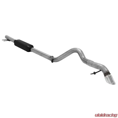 Flowmaster Catback System 409S - Single Rear Exit - American Thunder - Moderate Sound Jeep Wrangler 2007-2018 - 817674