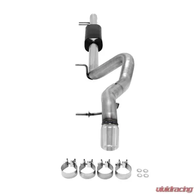 Flowmaster Catback System 409S - Single Rear Exit - American Thunder - Moderate Sound Jeep Wrangler 2007-2018 - 817674