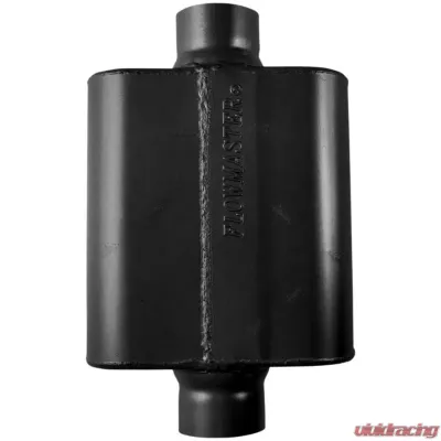 Flowmaster 40 Series Race Muffler 409S - 2.50 Center In / 2.50 Center Out -Aggressive Sound - 8325408