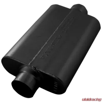 Flowmaster 50 Series Race Muffler 409S - 2.50 Center In / 2.50 Center Out -Aggressive Sound - 8325508