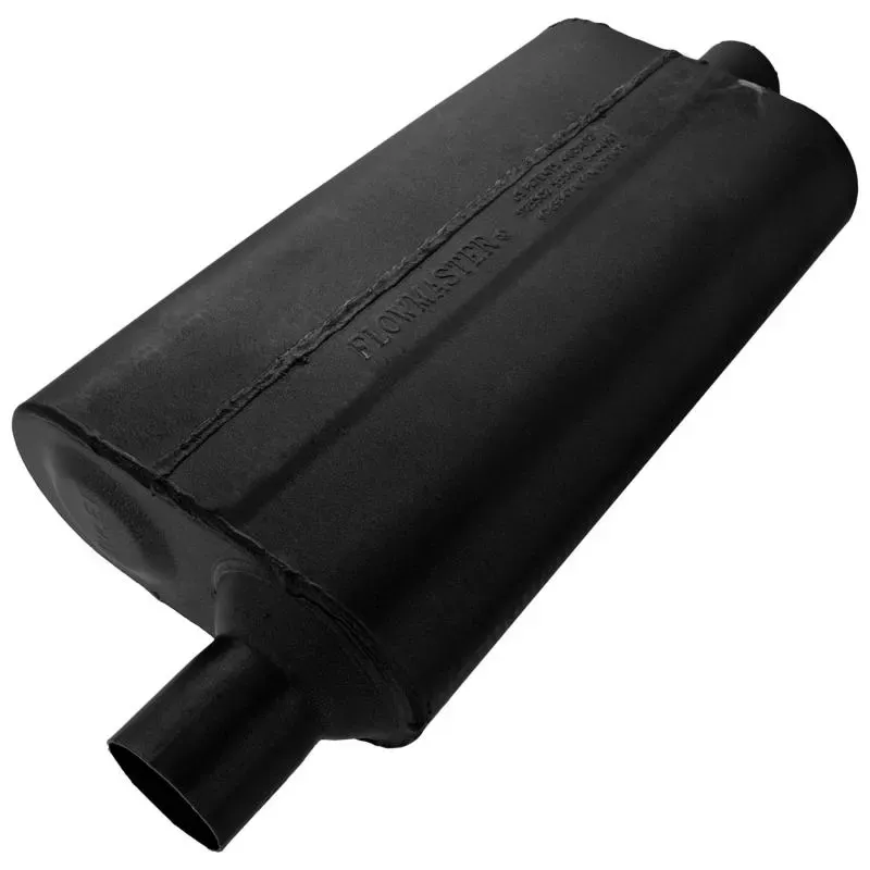 Flowmaster 50 Delta Muffler 409S - 2.25 Offset In / 2.25 Center Out - Moderate Sound - 842451