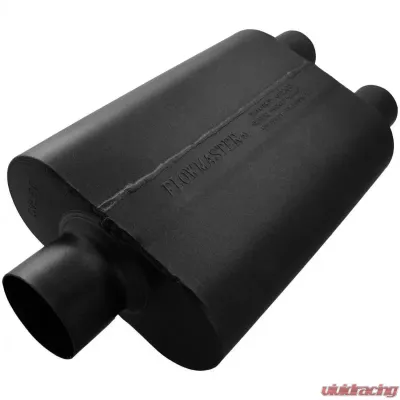Flowmaster 40 Delta Muffler 409S - 3.00 Center In / 2.50 Dual Out - Aggressive Sound - 8430402