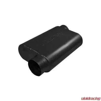 Flowmaster 40 Series Race Muffler 409S - 3.50 Offset In / 3.50 Offset Out -Aggressive Sound - 8435439
