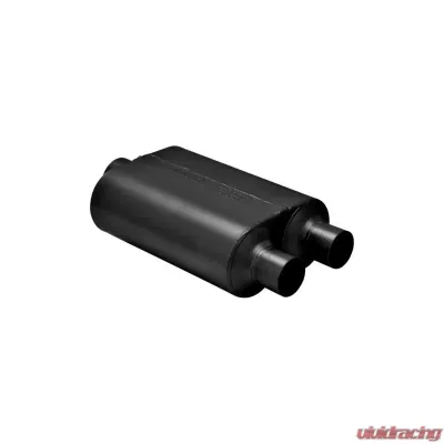 Flowmaster Super 40 Muffler 409S - 3.00 Center In / 2.50 Dual Out - Aggressive Sound - 8530452
