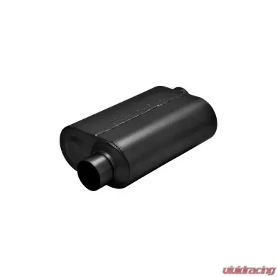 Flowmaster Super 40 Muffler 409S - 3.00 Offset In / 3.00 Offset Out - Aggressive Sound - 853048