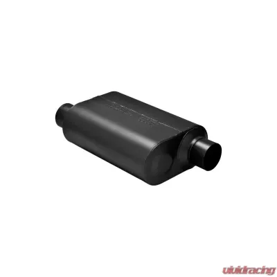 Flowmaster Super 40 Muffler 409S - 3.00 Offset In / 3.00 Offset Out - Aggressive Sound - 853048