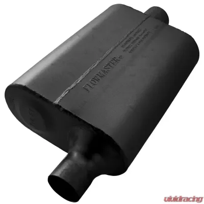 Flowmaster 40 Delta Flow Muffler - 2.00 Offset In / 2.00 Center Out - Aggressive Sound - 942041