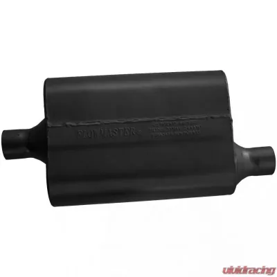 Flowmaster 40 Delta Flow Muffler - 2.00 Center In / 2.00 Offset Out - Aggressive Sound - 942042