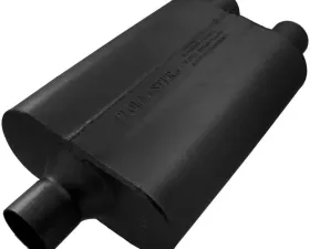 Flowmaster 40 Delta Flow Muffler - 2.25 Center In / 2.25 Dual Out - Aggressive Sound