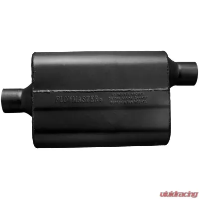 Flowmaster 40 Delta Flow Muffler - 2.25 Center In / 2.25 Offset Out - Aggressive Sound - 942442