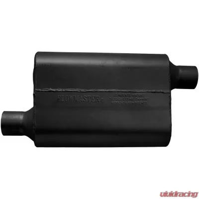 Flowmaster 40 Delta Flow Muffler - 2.25 Offset In / 2.25 Offset Out - Aggressive Sound - 942443