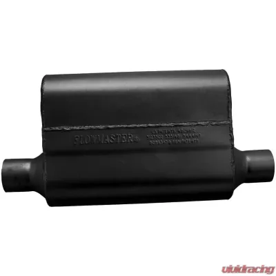 Flowmaster 40 Delta Flow Muffler - 2.25 Offset In / 2.25 Same Side Out -Aggressive Sound Ford Mustang 4.6L V8 - 942444