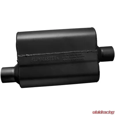 Flowmaster 40 Delta Flow Muffler - 2.50 Offset In / 2.50 Center Out - Aggressive Sound - 942541