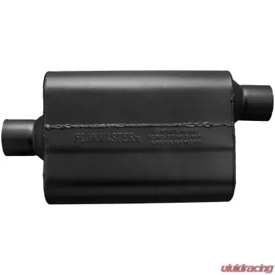Flowmaster 40 Delta Flow Muffler - 2.50 Center In / 2.50 Offset Out - Aggressive Sound Ford Mustang EcoBoost 2015-2022 - 942542