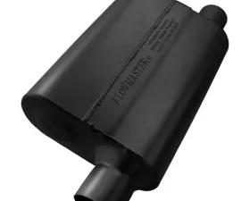Flowmaster 40 Delta Flow Muffler - 2.50 Offset In / 2.25 Dual Out - Aggressive Sound