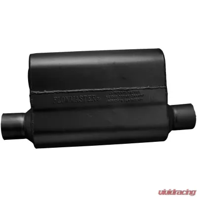 Flowmaster 40 Delta Flow Muffler - 2.50 Offset In / 2.50 Same Side Out - Aggressive Sound - 942544