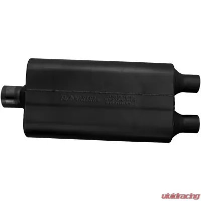 Flowmaster 50 Delta Flow Muffler - 2.50 Center In / 2.00 Dual Out - Moderate Sound - 9425502