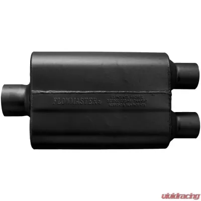 Flowmaster 40 Delta Flow Muffler - 3.00 Center In / 2.50 Dual Out - Aggressive Sound - 9430402