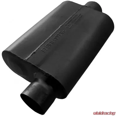 Flowmaster 40 Delta Flow Muffler - 3.00 Offset In / 3.00 Center Out - Aggressive Sound - 943041