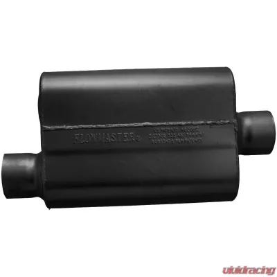 Flowmaster 40 Delta Flow Muffler - 3.00 Offset In / 3.00 Center Out - Aggressive Sound - 943041