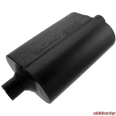 Flowmaster 60 Delta Flow Muffler - 2.25 Center In / 2.25 Center Out - Moderate Sound - 952460