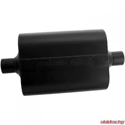 Flowmaster 60 Delta Flow Muffler - 2.25 Center In / 2.25 Center Out - Moderate Sound - 952460