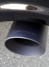 Flowmaster Exhaust Tip - 4.00 in. Angle Cut Black Ceramic Coated - Clamp On                                     - 15356B - Image 5