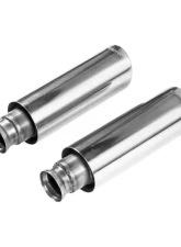 Flowmaster Exhaust Tip - 4.00 in. Angle Cut Polished SS - Clamp-On                                     - 15356 - Image 3