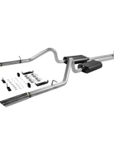 Flowmaster Header-back System - Dual Rear Exit - American Thunder - Moderate Sound Ford Fairlane 1966-1967                                     - 17289 - Image 4