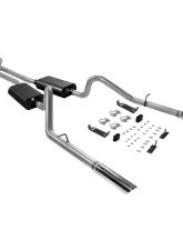 Flowmaster Header-back System - Dual Rear Exit - American Thunder - Moderate Sound Ford Fairlane 1966-1967                                     - 17289 - Image 2