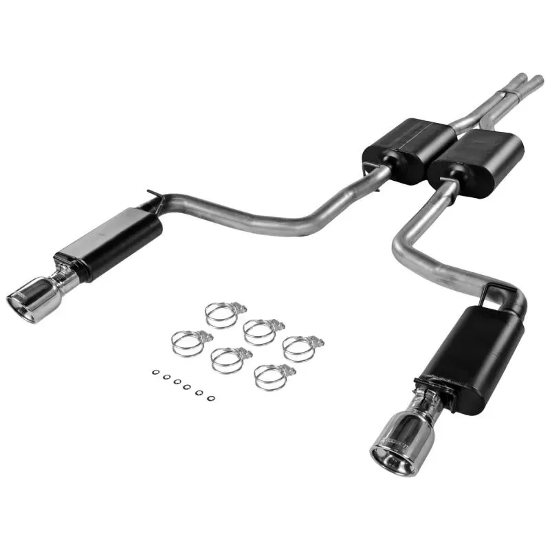Flowmaster Catback System - Dual Rear Exit - Force II - Mild/Moderate Sound - 17405