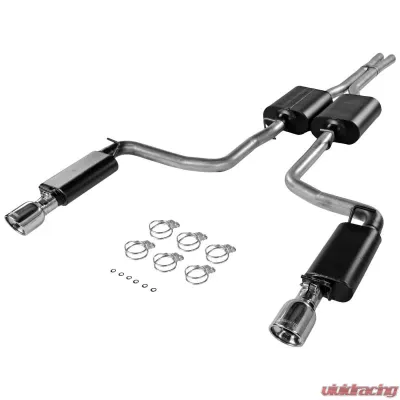 Flowmaster Catback System - Dual Rear Exit - Force II - Mild/Moderate Sound - 17405