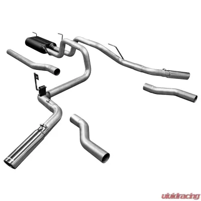 Flowmaster Catback System - Dual Rear/Side Exit - American Thunder - Moderate Sound Dodge 5.7L V8 - 17438